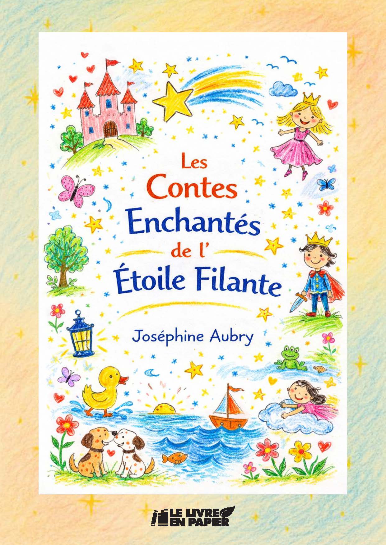 Illustration pour un livre publié : Les contes enchantés de l'étoile filante