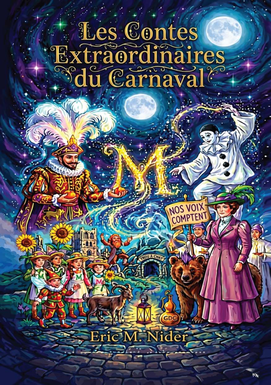 Illustration pour un livre publié : Les Contes Extraordinaires du Carnaval
