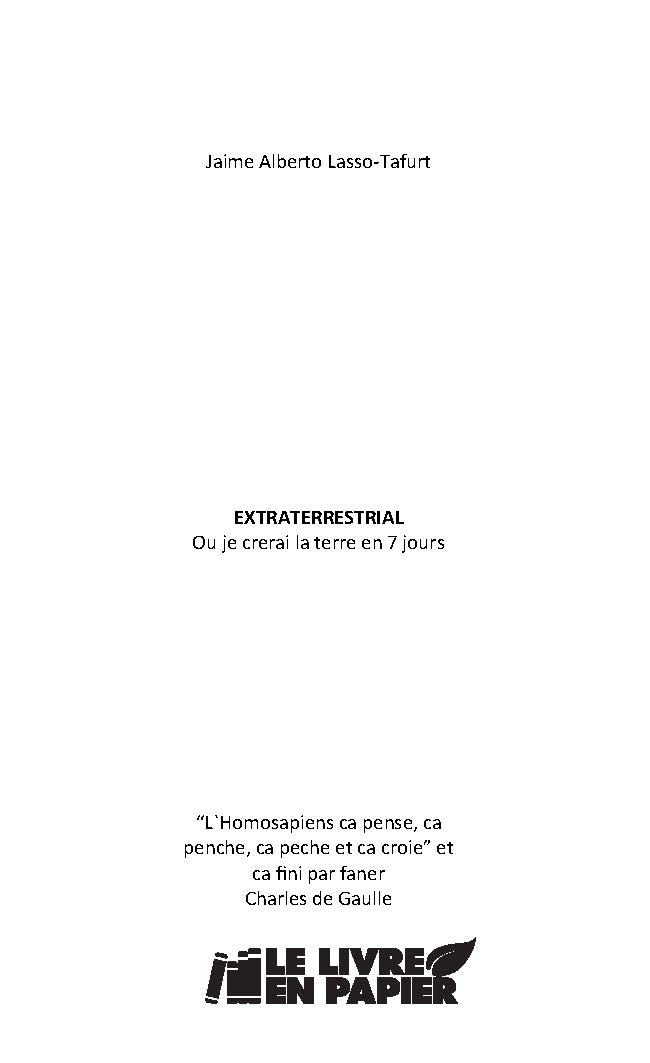 Illustration pour un livre publié : Extraterrestrial