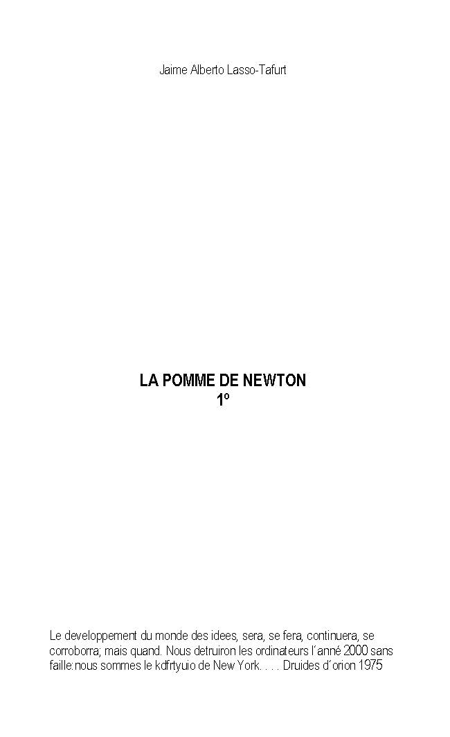Illustration pour un livre publié : La Pomme de Newton