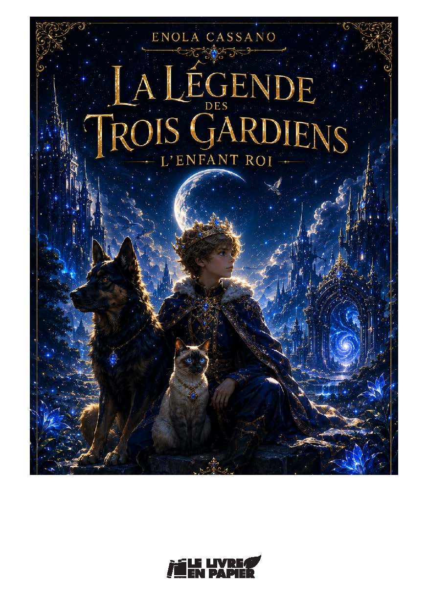 Illustration pour un livre publié : La légende des trois gardiens l'enfant roi,version illustrée