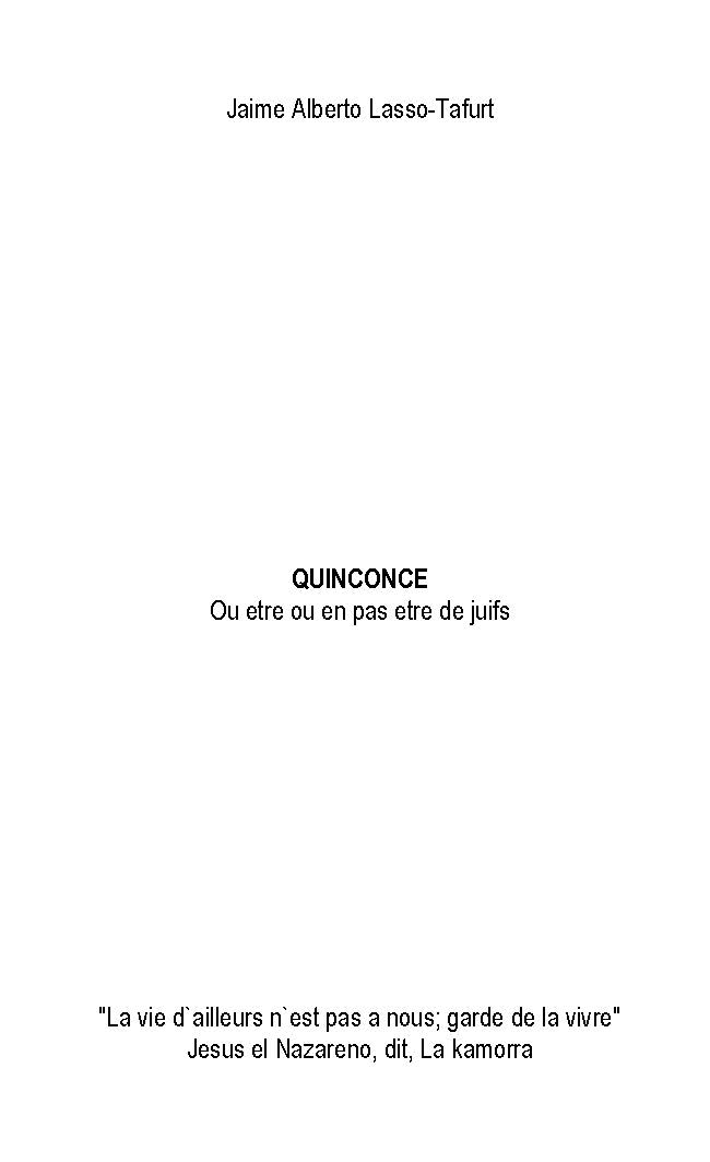 Illustration pour un livre publié : Quinconce