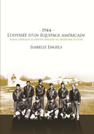 Illustration pour un livre publié : - 1944 - L'Odyssée d'un équipage américain    Survie, entraide et destins partagés en territoire occupé