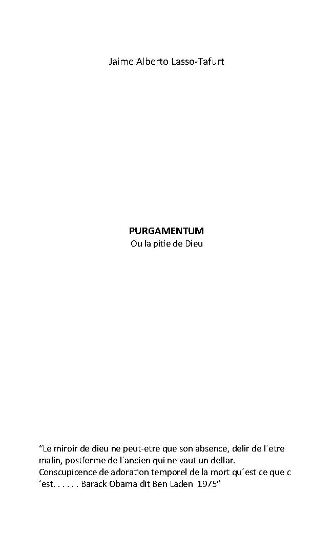 Illustration pour un livre publié : Purgamentum