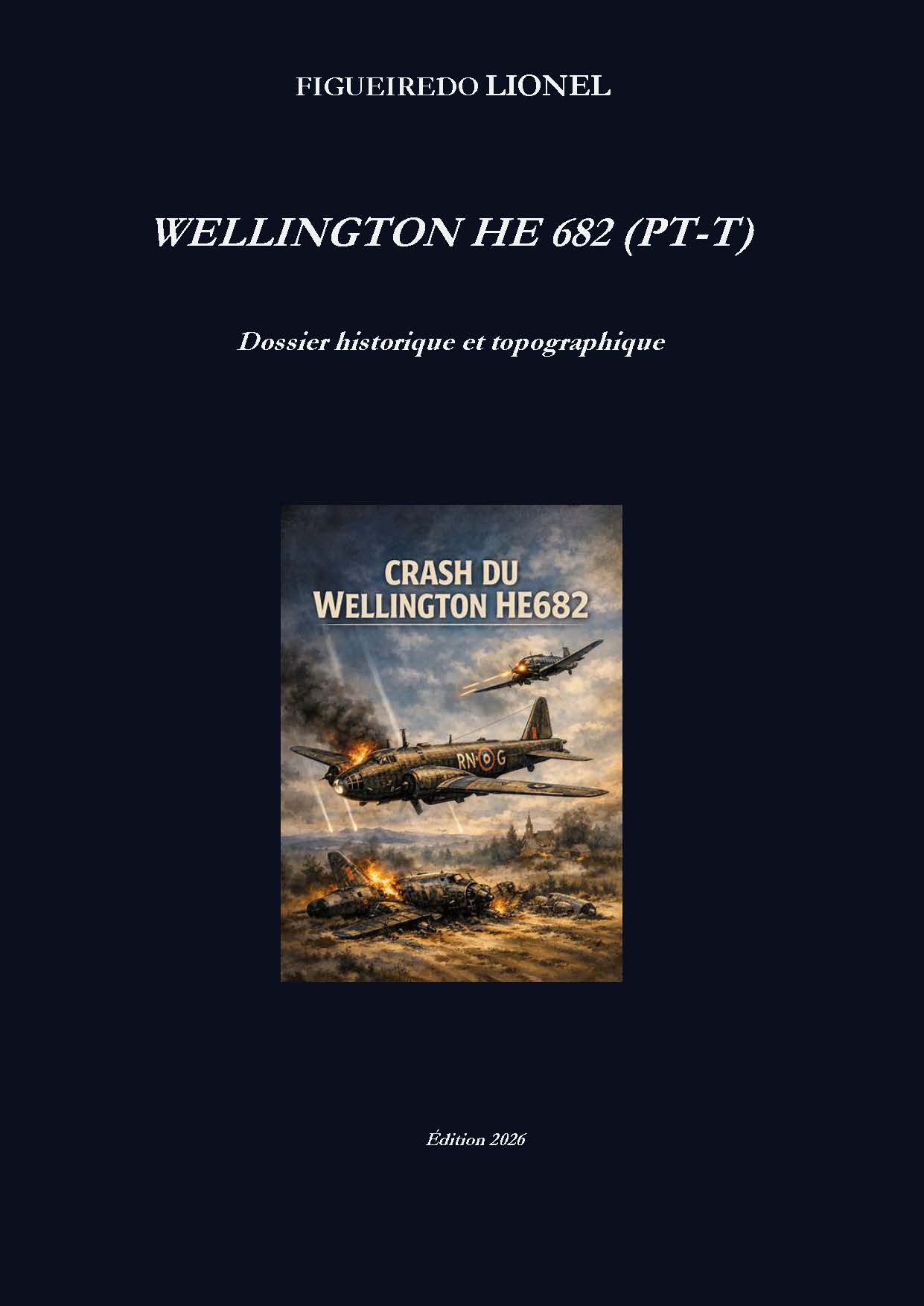Illustration pour un livre publié : Dossier Wellington HE682