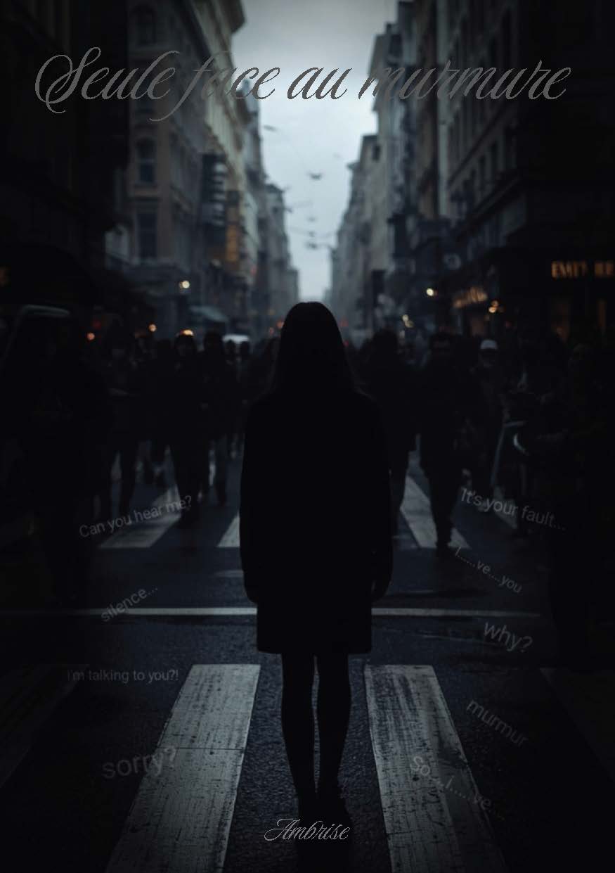 Illustration pour un livre publié : Seule face au murmure