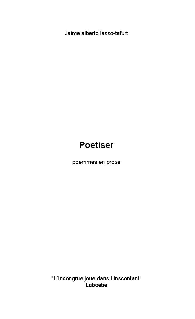 Illustration pour un livre publié : Poetiser