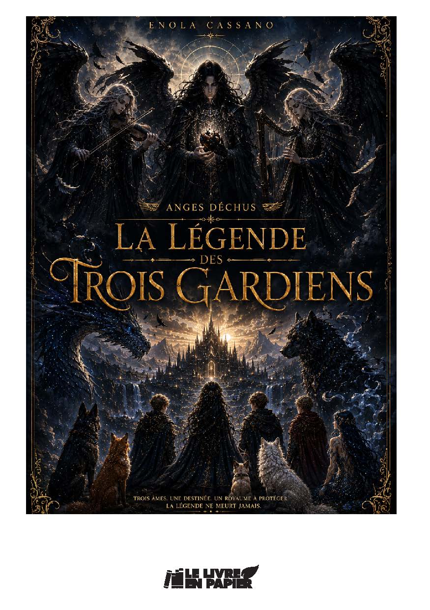 Illustration pour un livre publié : La légende des trois gardiens à l'aube voilé, Version éditée