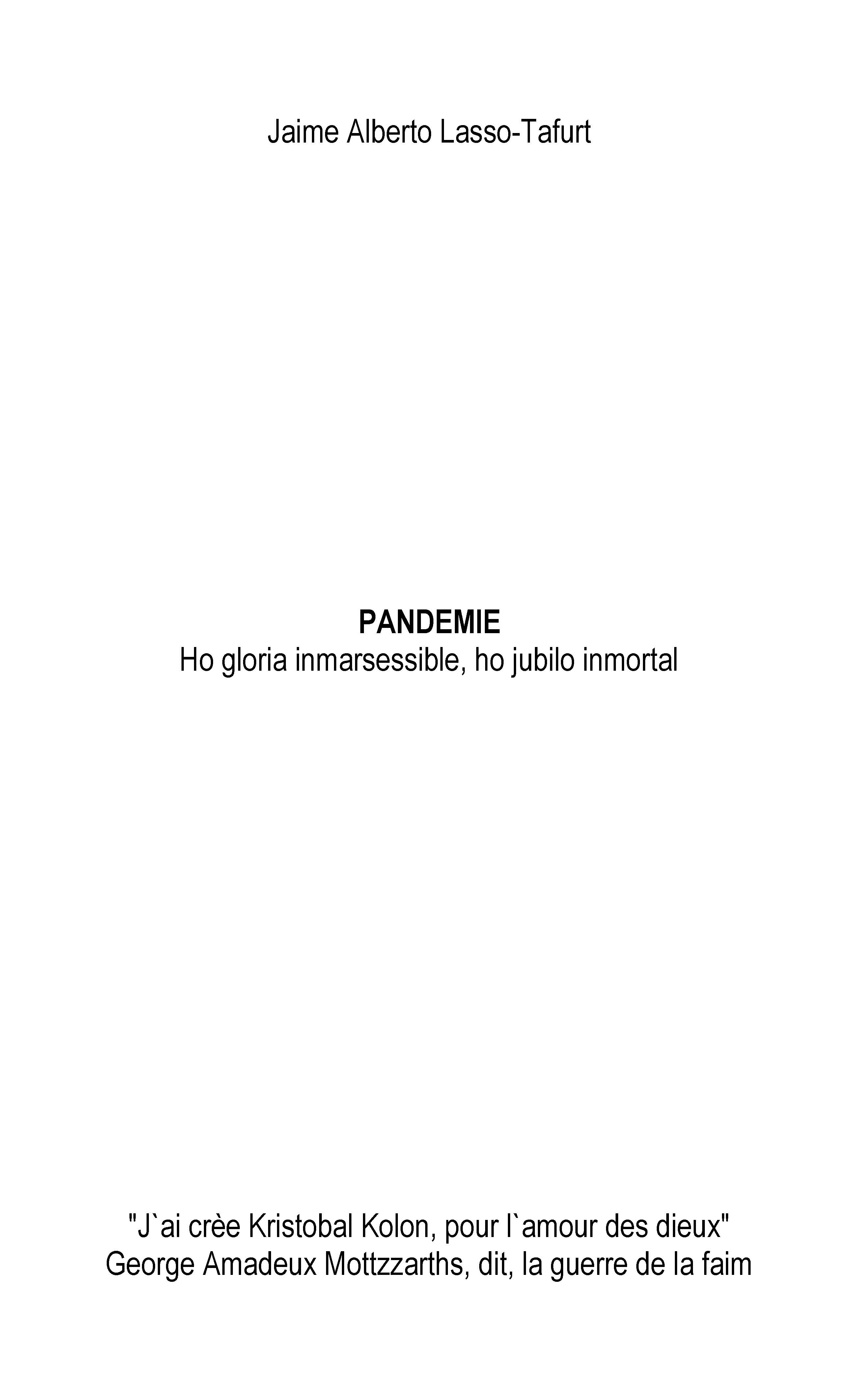 Illustration pour un livre publié : Pandemie