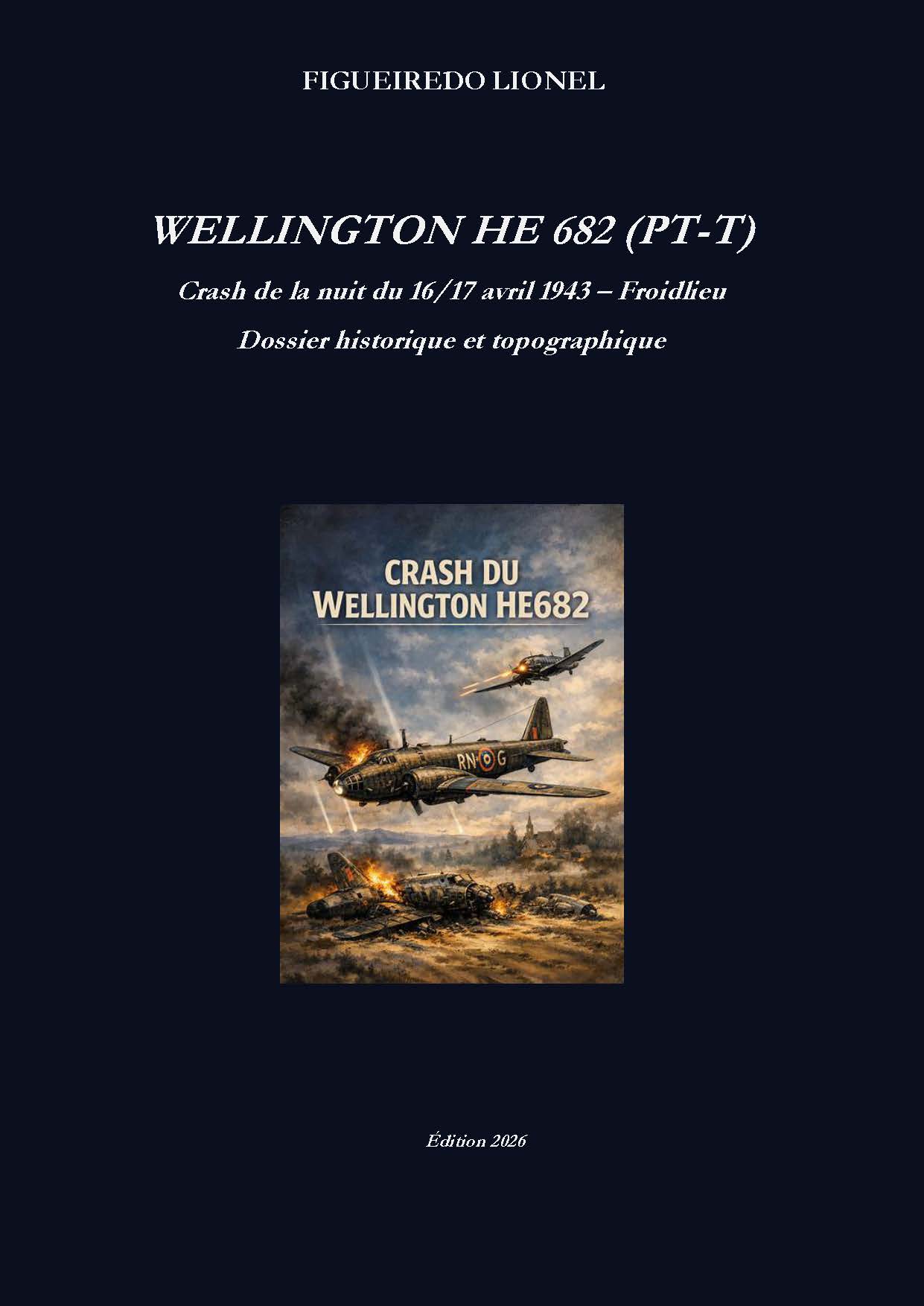 Illustration pour un livre publié : Dossier Wellington HE682