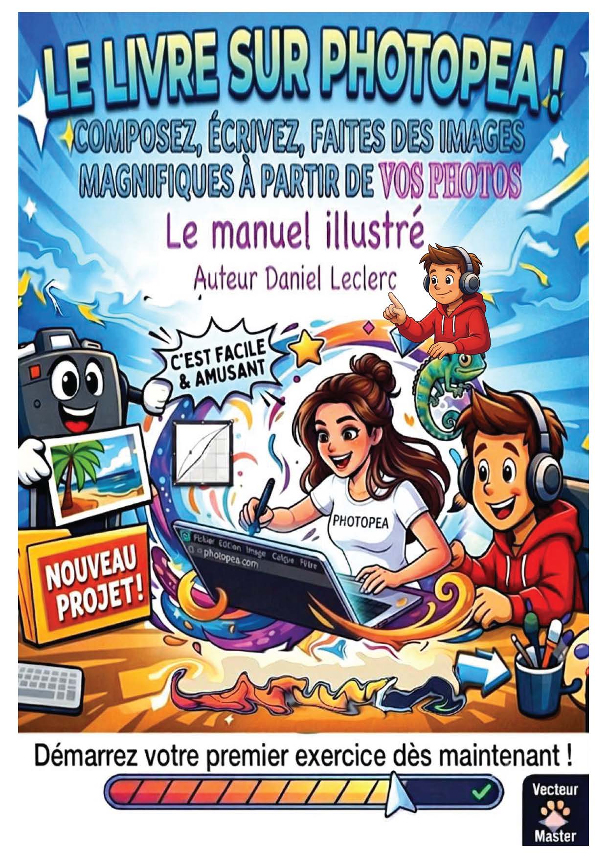 Illustration pour un livre publié : LE LIVRE SUR PHOTOPEA