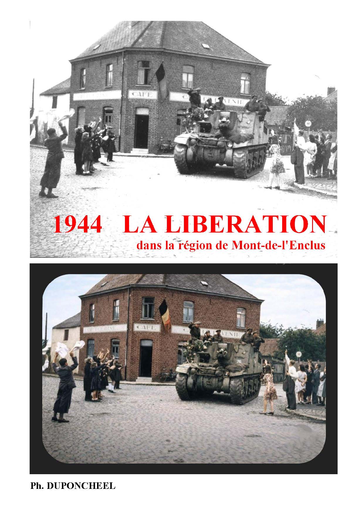 Illustration pour un livre publié : 1944, la Libération dans la région de Mont-de-l'Enclus