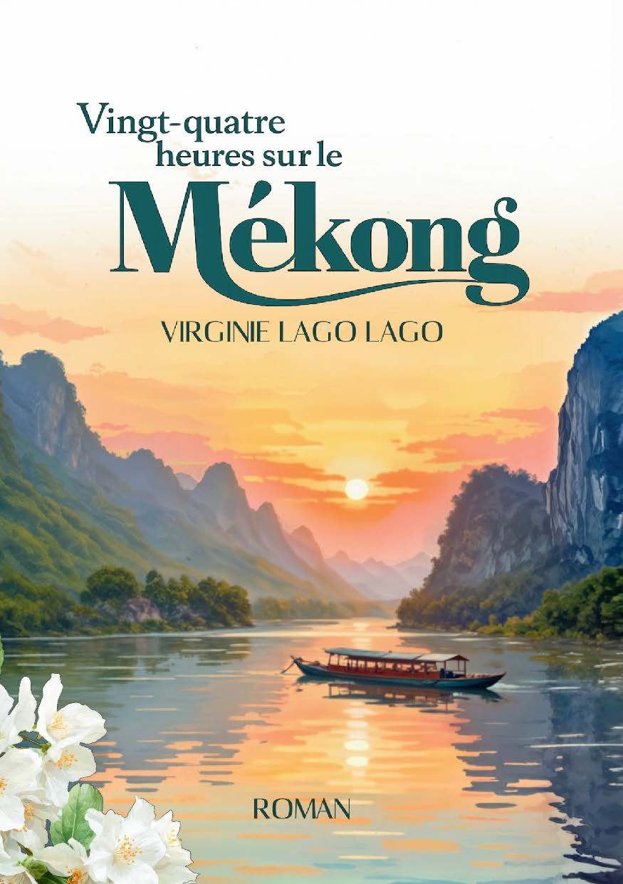 Illustration pour un livre publié : Vingt-quatre heures sur le Mékong