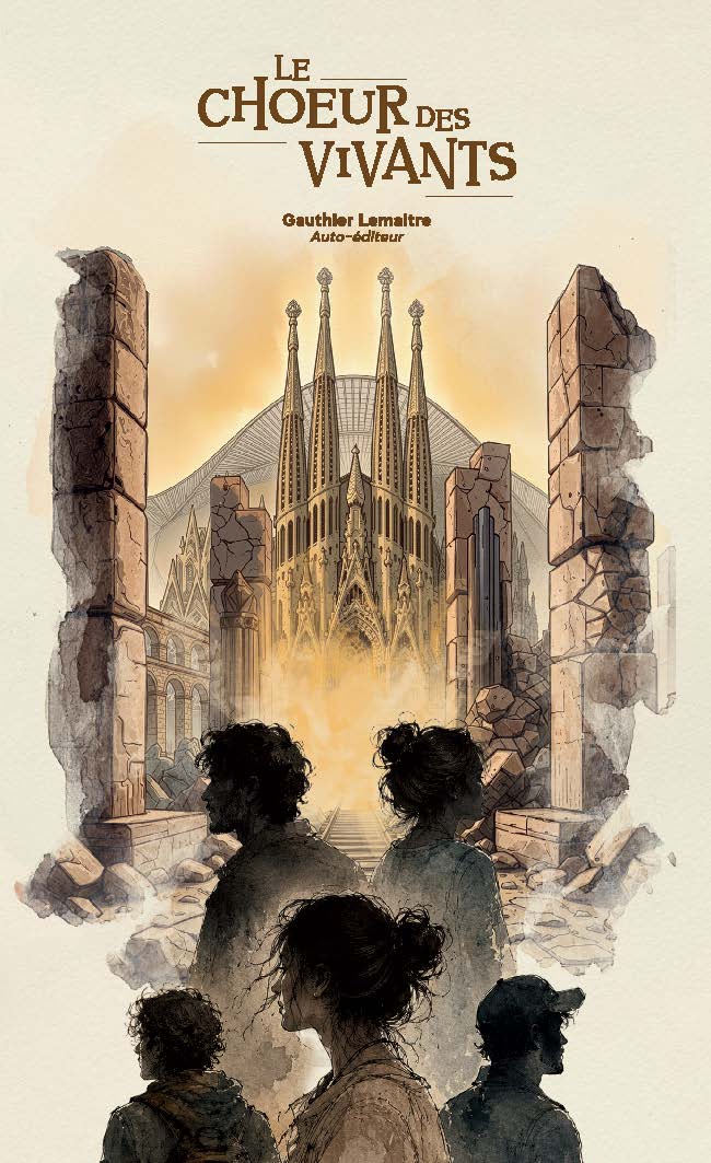 Illustration pour un livre publié : Le Choeur des Vivants