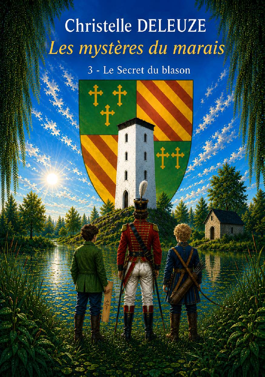 Illustration pour un livre publié : Les mystères du marais Tome 3: Le secret du blason