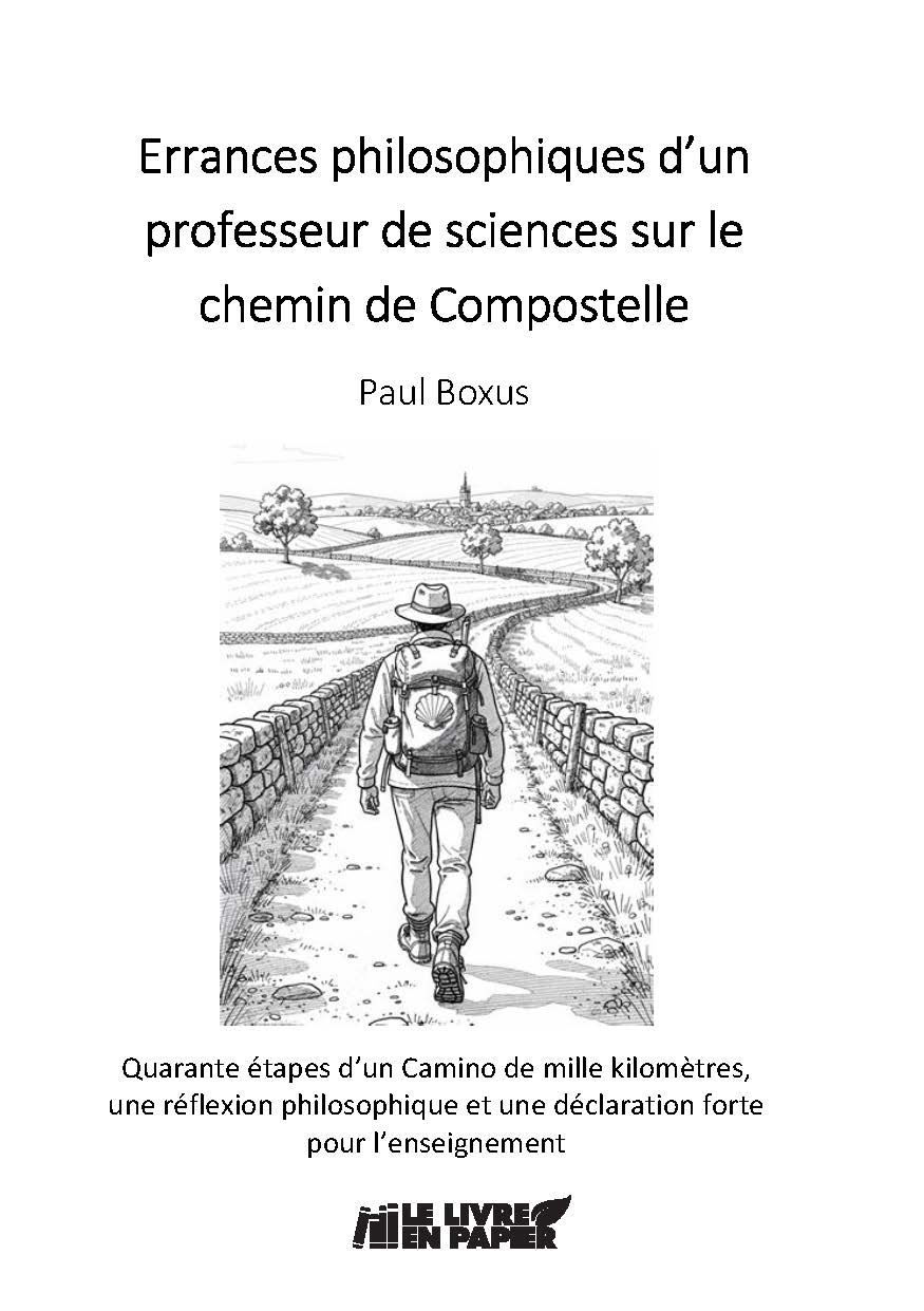 Illustration pour un livre publié : Errances philosophiques d'un professeur de sciences sur le chemin de Compostelle