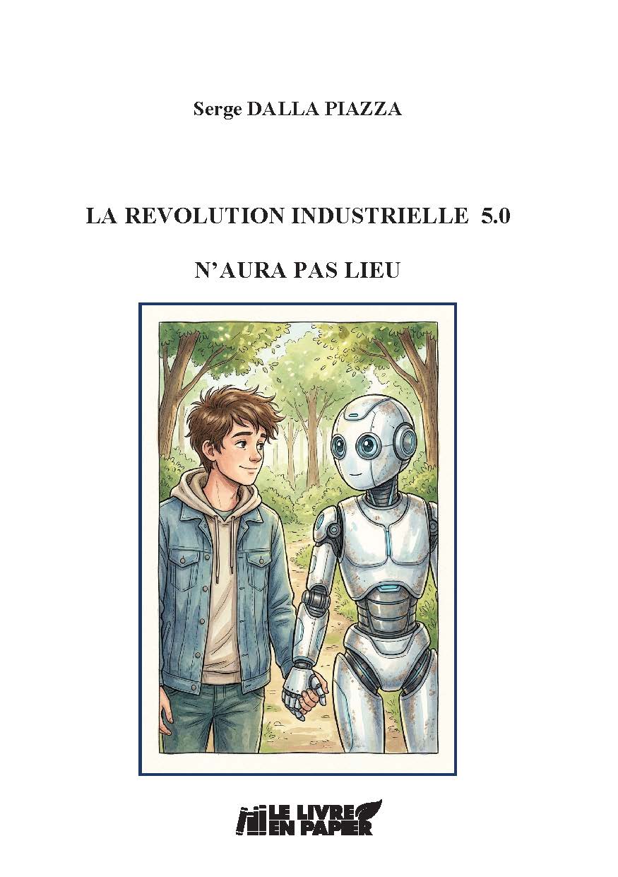Illustration pour un livre publié : La révolution industrielle 5.0 n'aura pas lieu