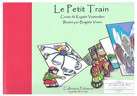 Illustration pour un livre publié : Le Petit Train (bilingue français-néerlandais)