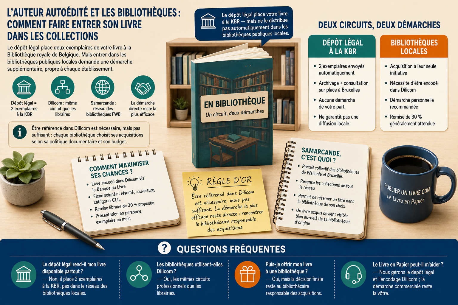 L'auteur autoédité et les bibliothèques : comment faire entrer son livre dans les collections