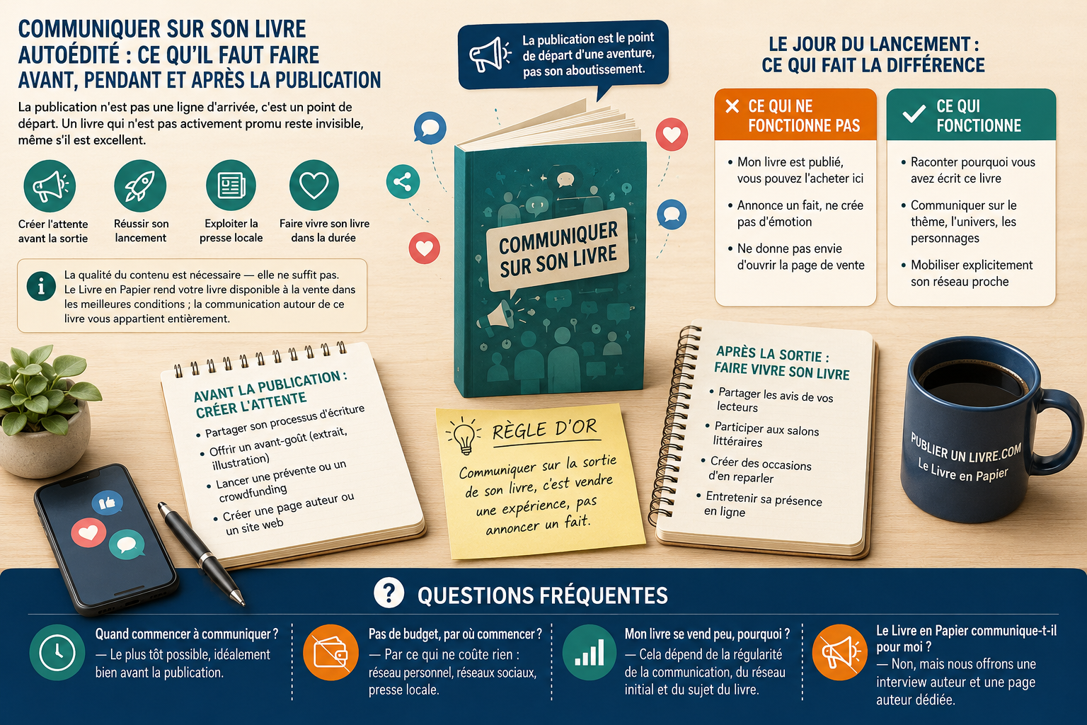 Communiquer sur son livre autoédité : ce qu'il faut faire avant, pendant et après la publication
